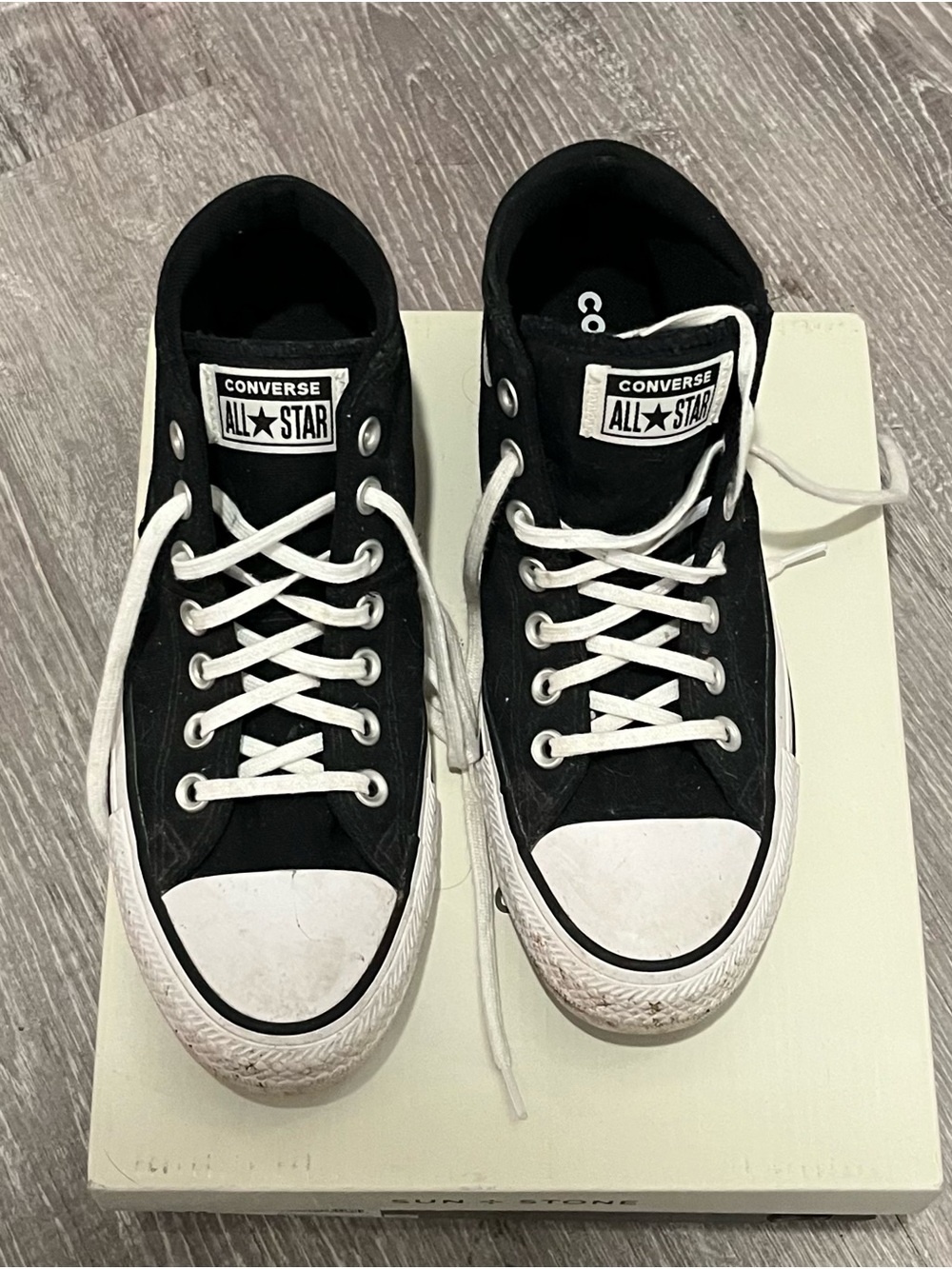 Converse All Star Black and White Low-Top Sneakers